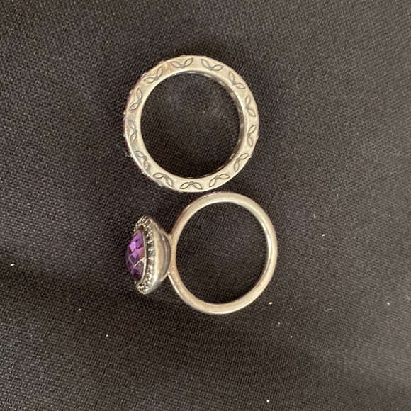 Pandora Ring Set Size 9 - Picture 3 of 3